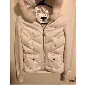 ✨HP✨NWOT Bebe Fur Trimmed Coat