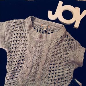 Heather gray casual sweater