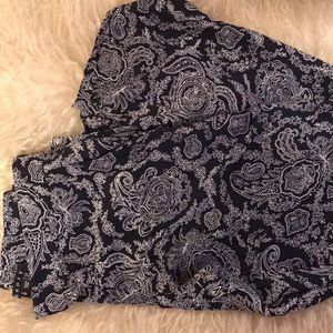 Theory silk wide leg pants P.