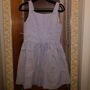 Seersucker sleeveless Dress
