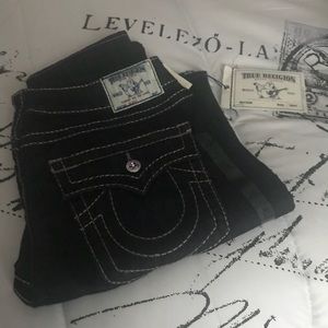 True Religion jeans.. Pink stitching on pants