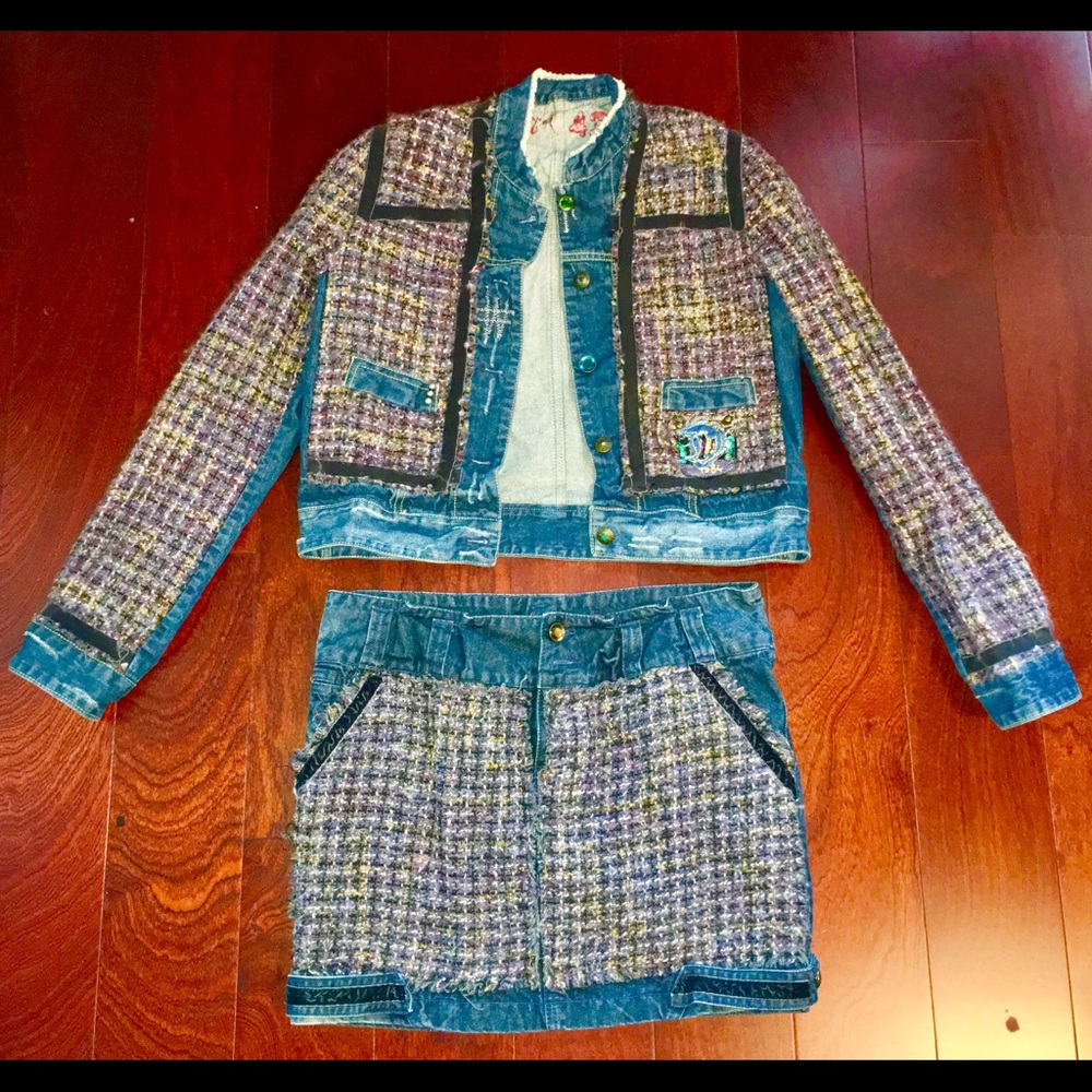 2-pc Desigual denim outfit