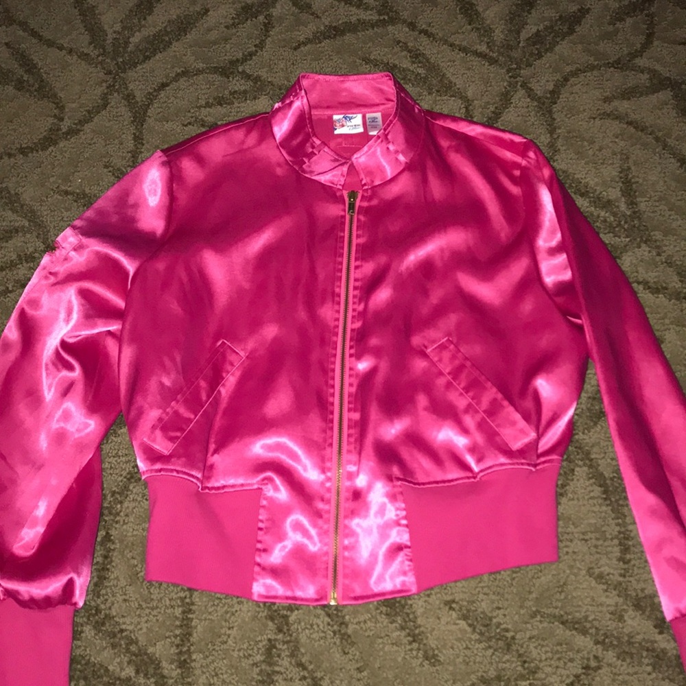 Piper & Blue Pink Bomber Jacket