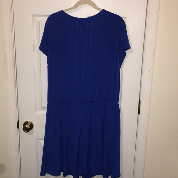 Susan Graver liquid knit skirted cap sleeve romper - Picture 5 of 8