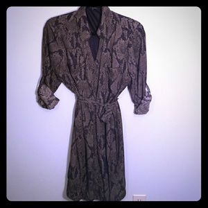 FLASH SALE! Snakeskin Button Down Dress