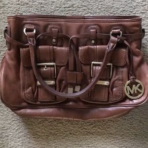 Michael Kors brown leather purse