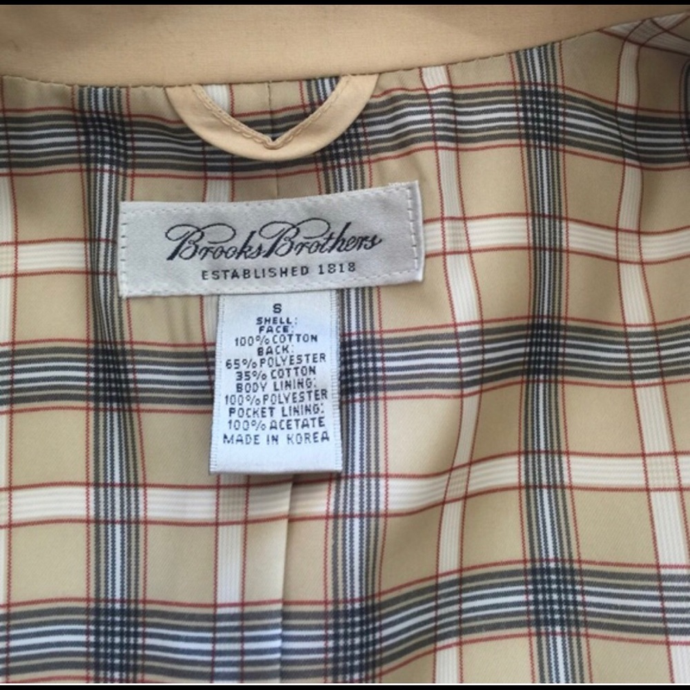 Brooks Brothers Trench Coat