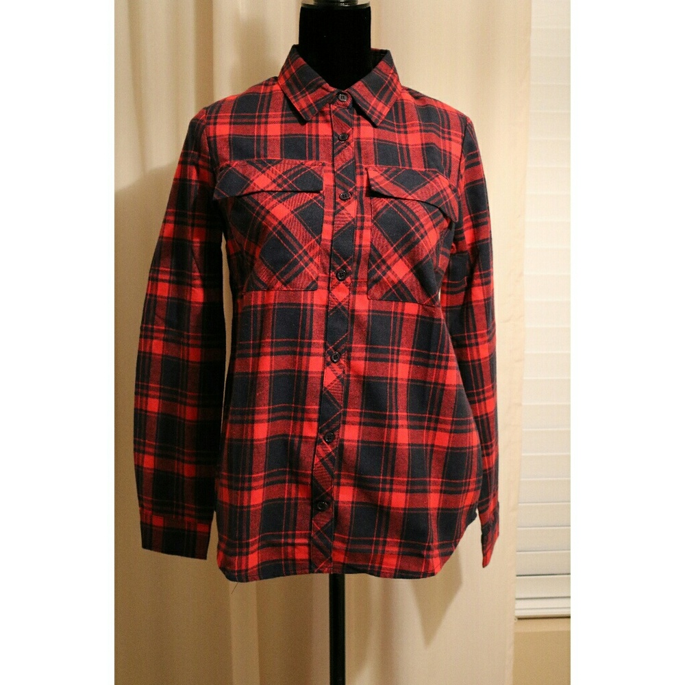 •FINAL PRICE• Long Rebel Plaid Top