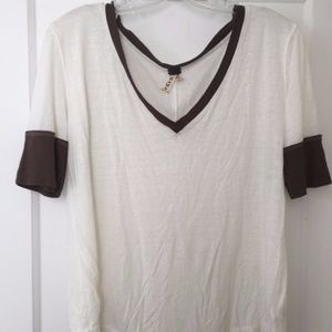 White Free People Top