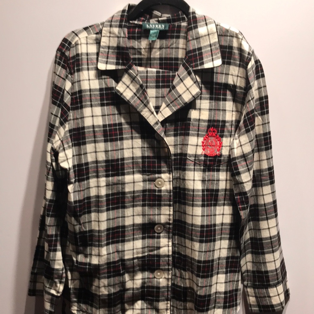Brand new set, plaid Ralph Lauren pajamas.