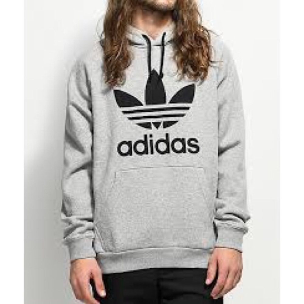 SOLD Adidas Grey Hoodie