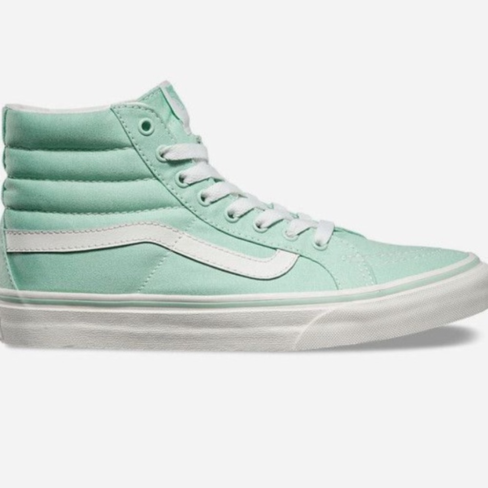 Mint Green High Top Vans