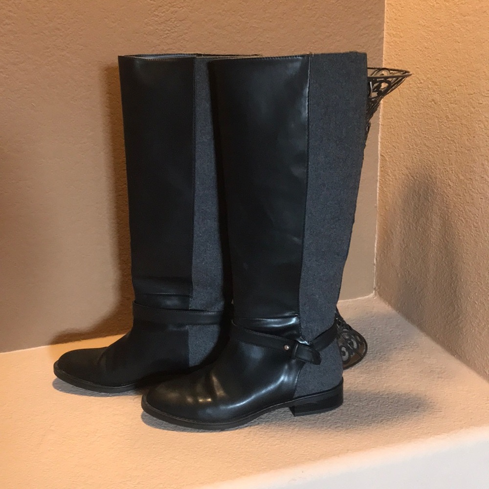 ❌SOLD❌Black and gray Zara Basic boots size 38