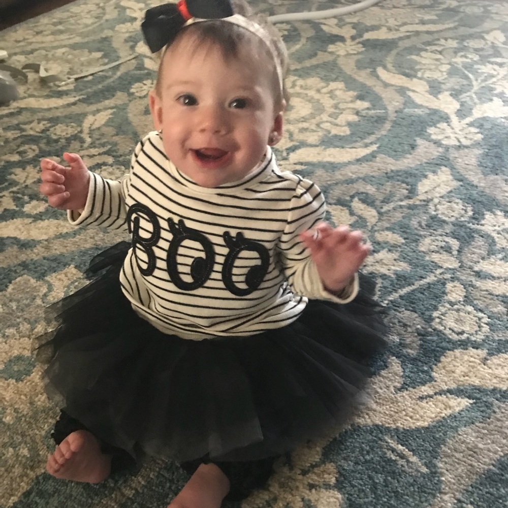 Baby sweater tutu dress 6-9 months