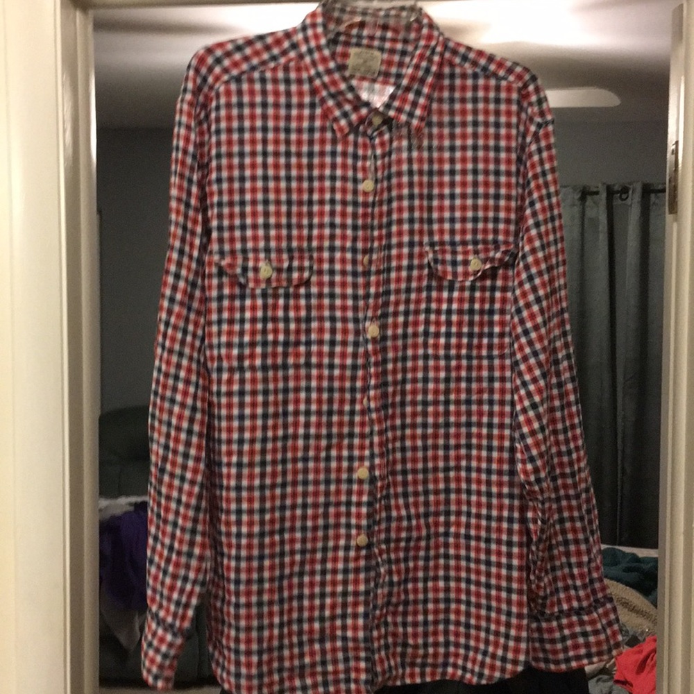 J crew cotton workshirt