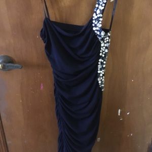 navy bodycon dress size 3
