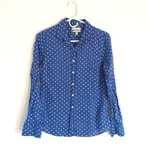 Jcrew Polka Dot Button down