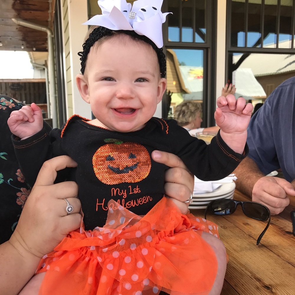 Baby 1st Halloween tutu dress