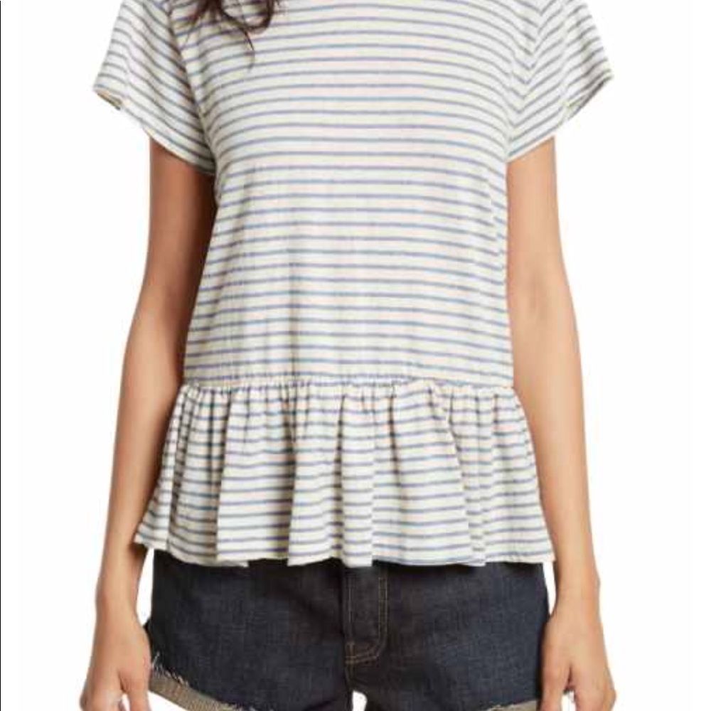 The Great Ruffle Stripe Tee