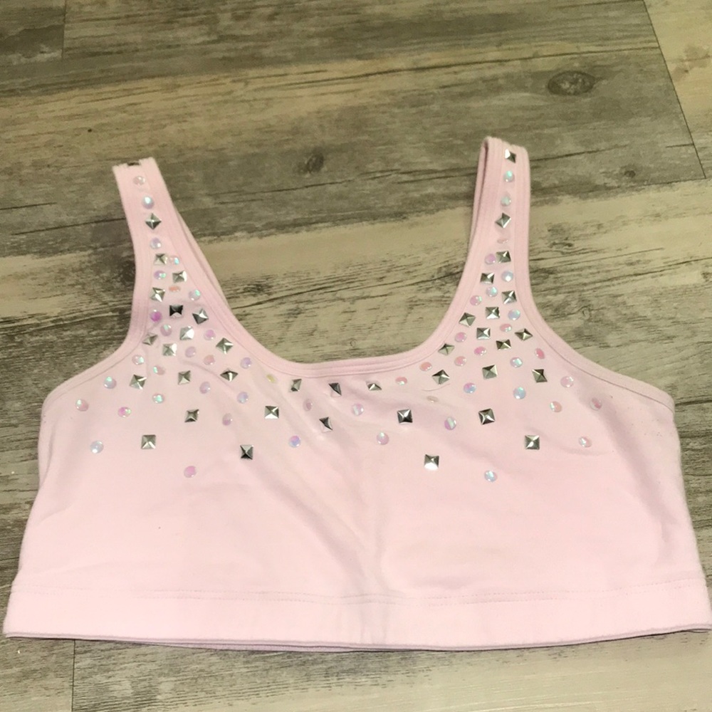 Jeweled PINK Victoria Secret Sports Bra