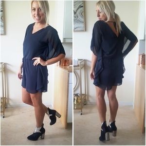 HOLIDAY SALE Flowy V Neck Romper