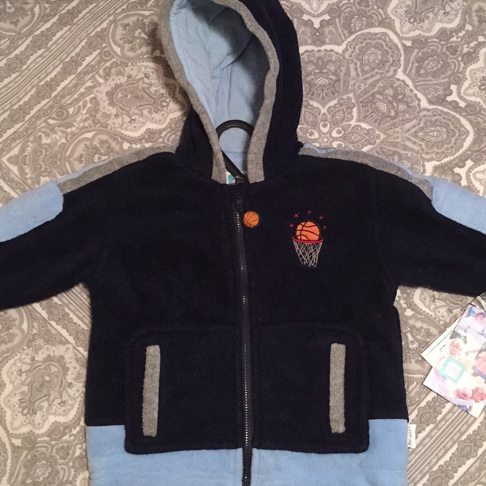 Navy fleece hoodie 18 months