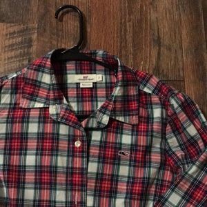 Vineyard Vines Button Up Shirt, Size 2, Plaid