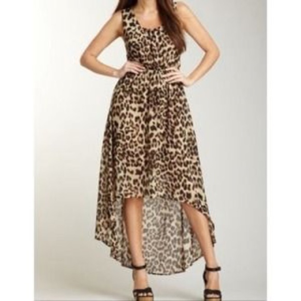 Hi low flowy dress