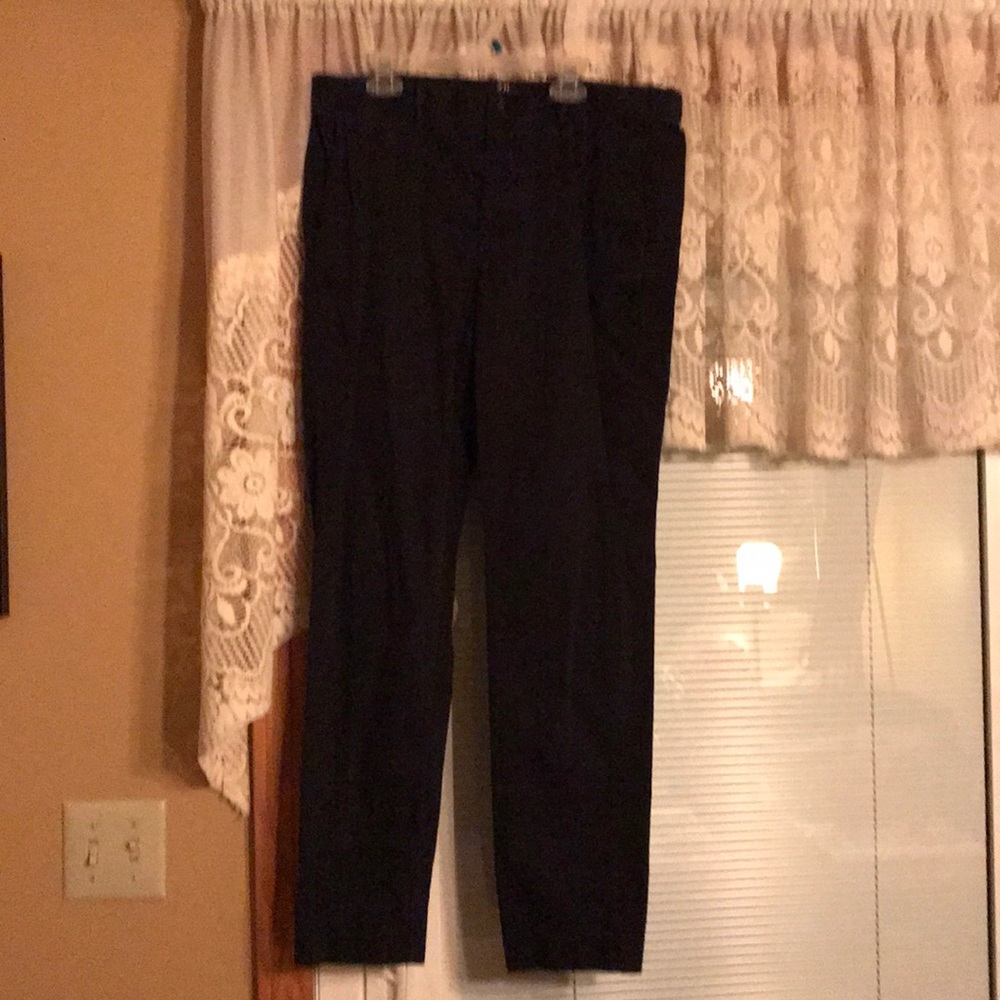 Men’s navy slim fit pants