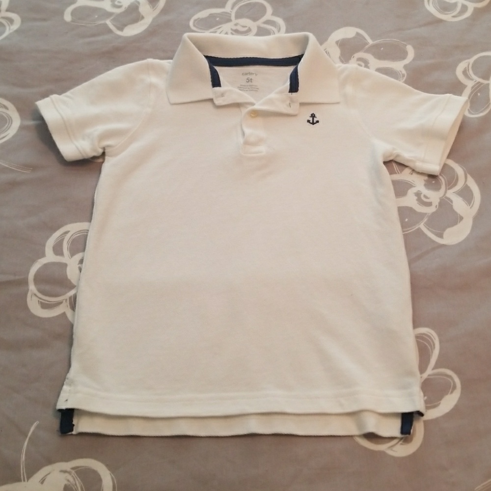 Boys White Polo Shirt