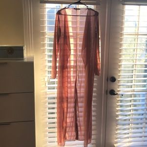 Sheer Pink Duster