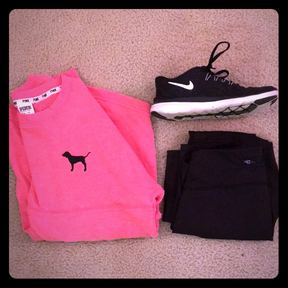 Coral VS Pink sweatshirt