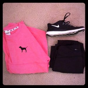 Coral VS Pink sweatshirt