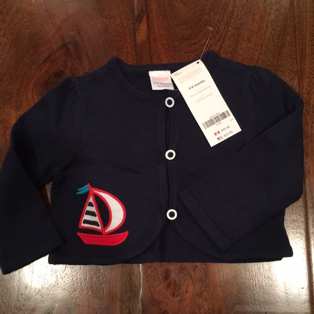 Gymboree sweater size 3-6 and 6-12 mos NWT