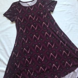 EUC Lularoe XXS Abstract Print Carly