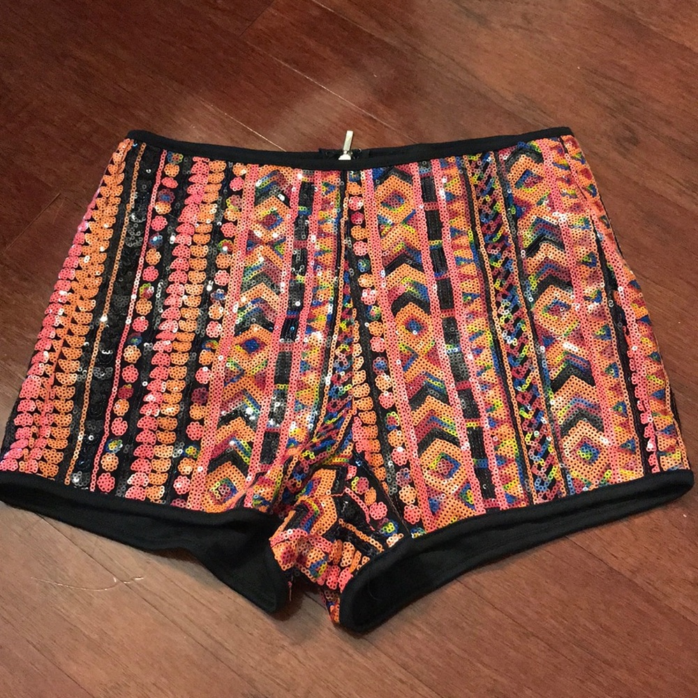 Sequin shorts