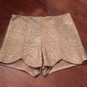 Gold shorts
