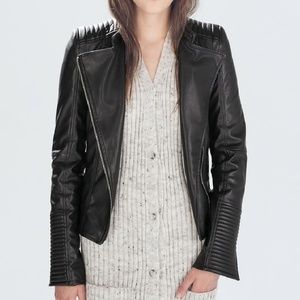 Zara Leather Biker Jacket