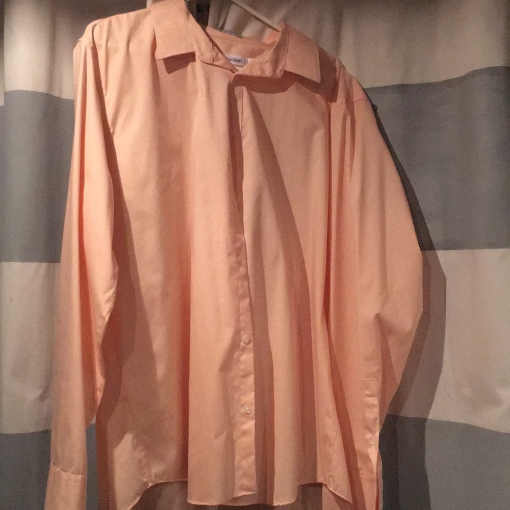Light peach Calvin Klein dress shirt