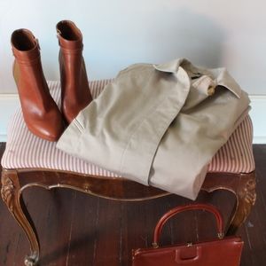 Classic Ivory Trench Coat