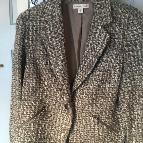 Coldwater Creek Jackets & Blazers - Chunky tweed blazer