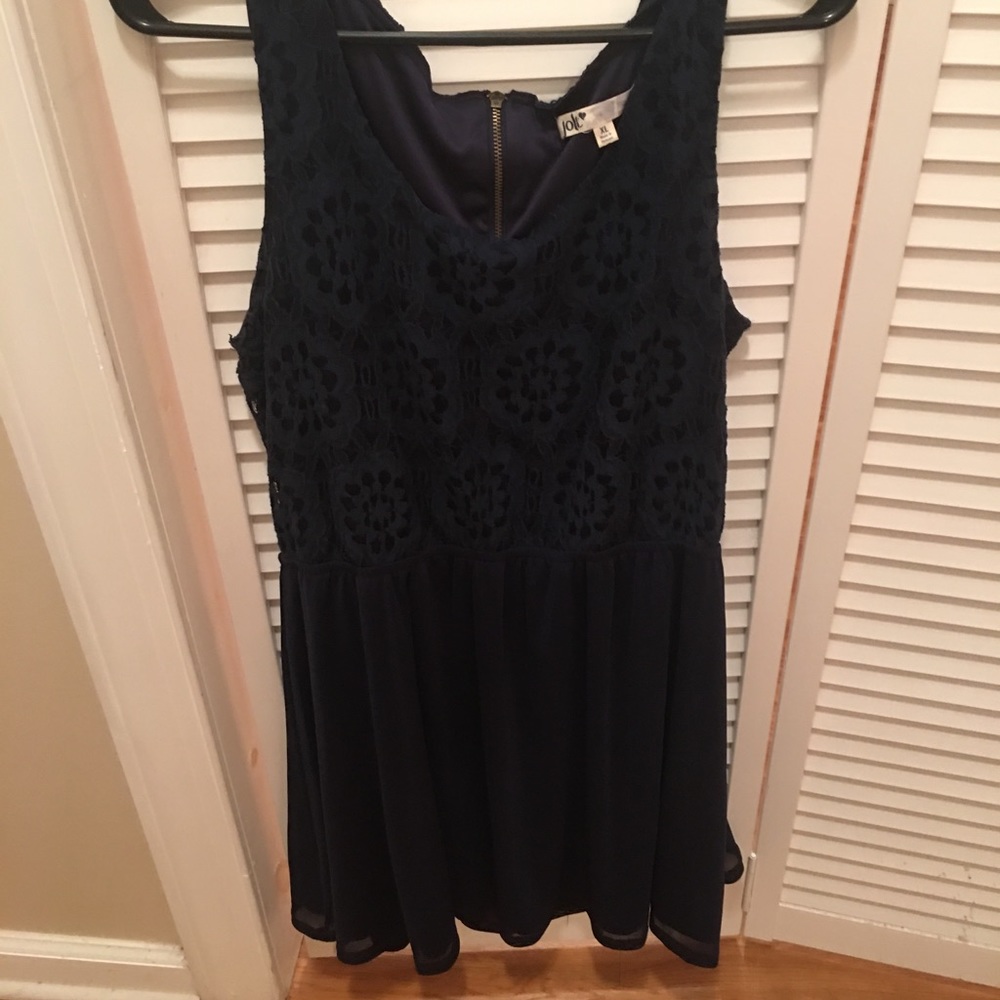 Lace top dress