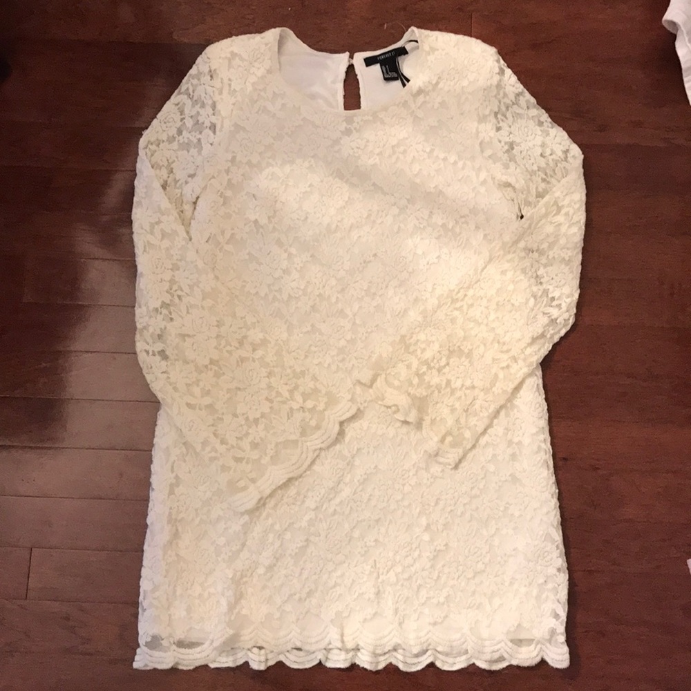 Long sleeve lace dress