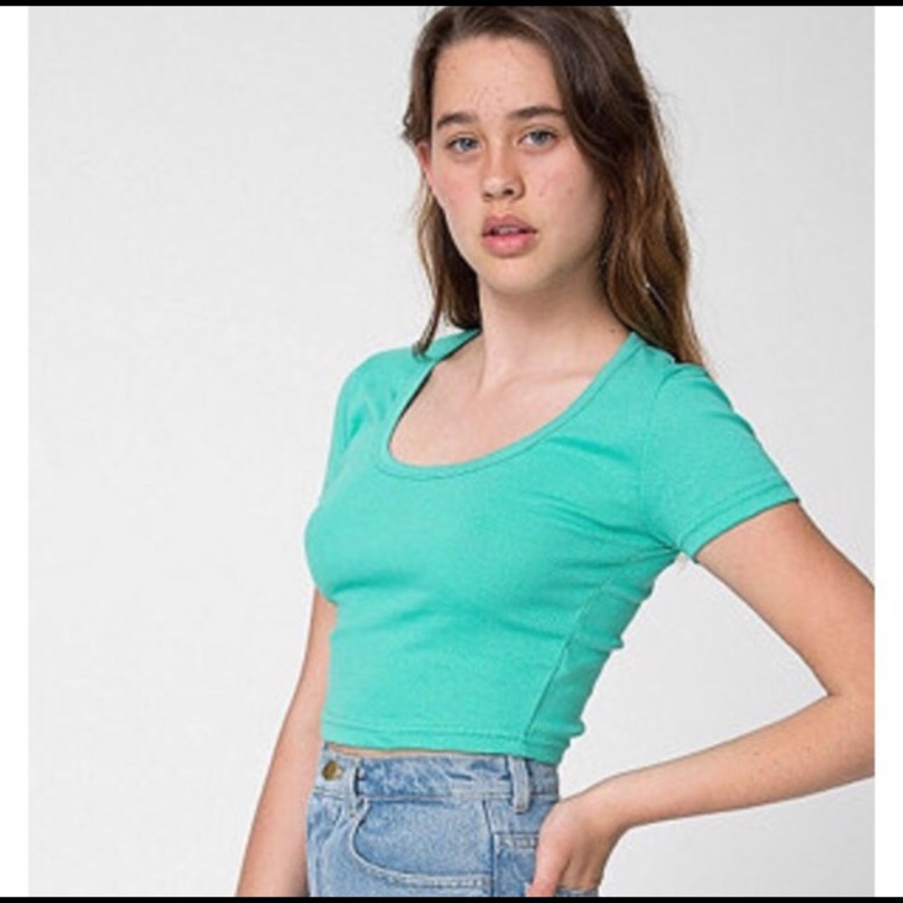 American apparel crop top