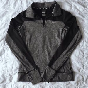 Pink quarter zip