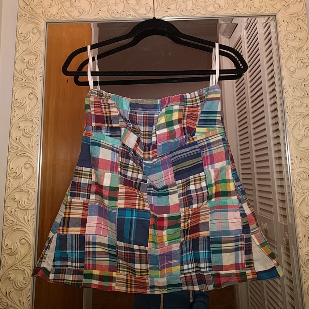 Madras Sleeveless shirt
