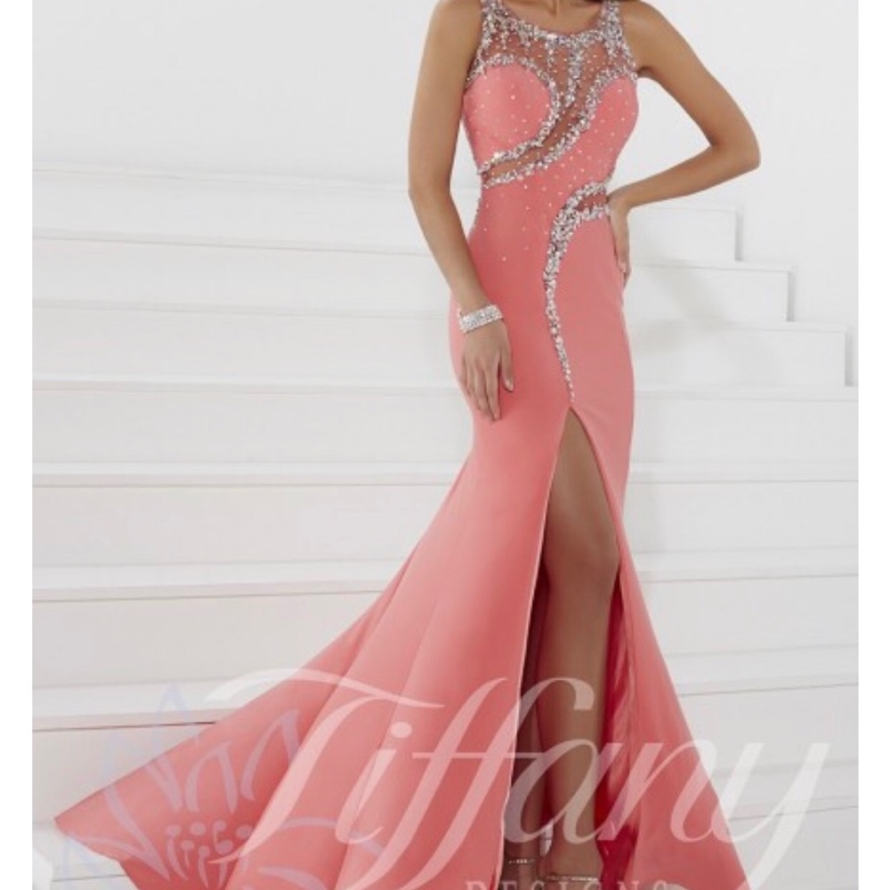 Tiffany Designs Fit & Flare Silhouette Gown