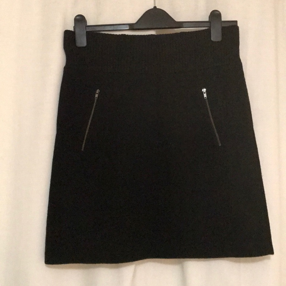 Loft black skirt