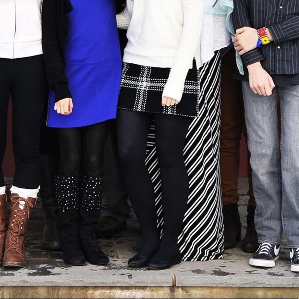 Gap Wool Mini Skirt in Plaid Check