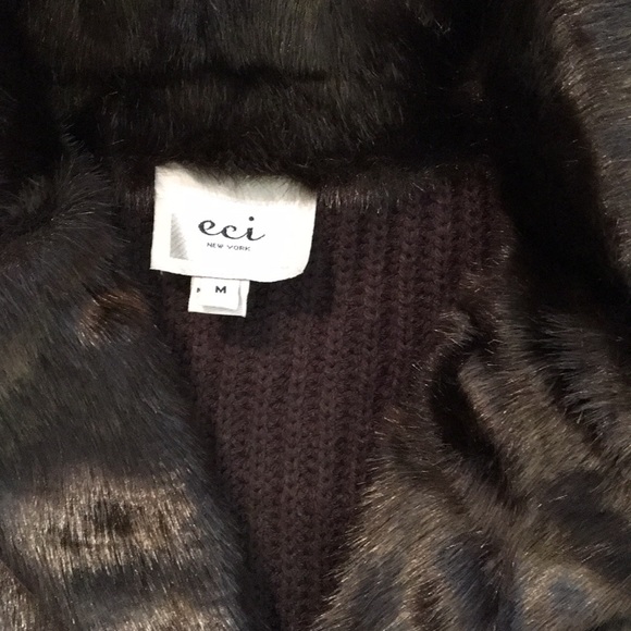 Eci faux fur jacket. - Picture 3 of 6